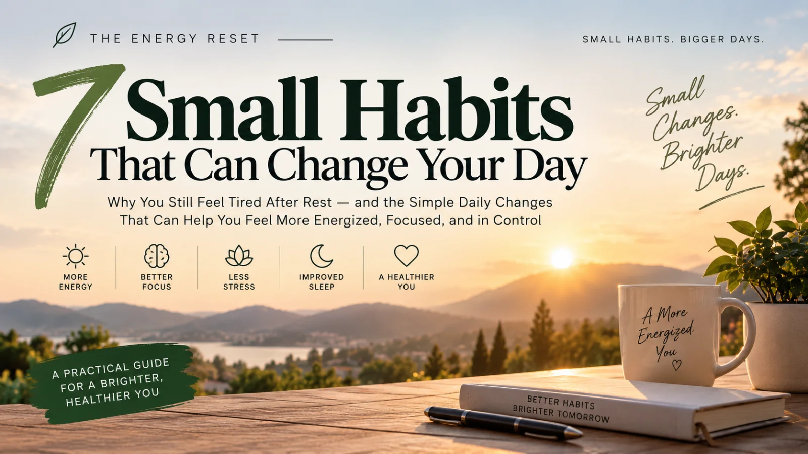 Cover for “Why Am I Always Tired? 7 Daily Habits That May Be Draining Your Energy”