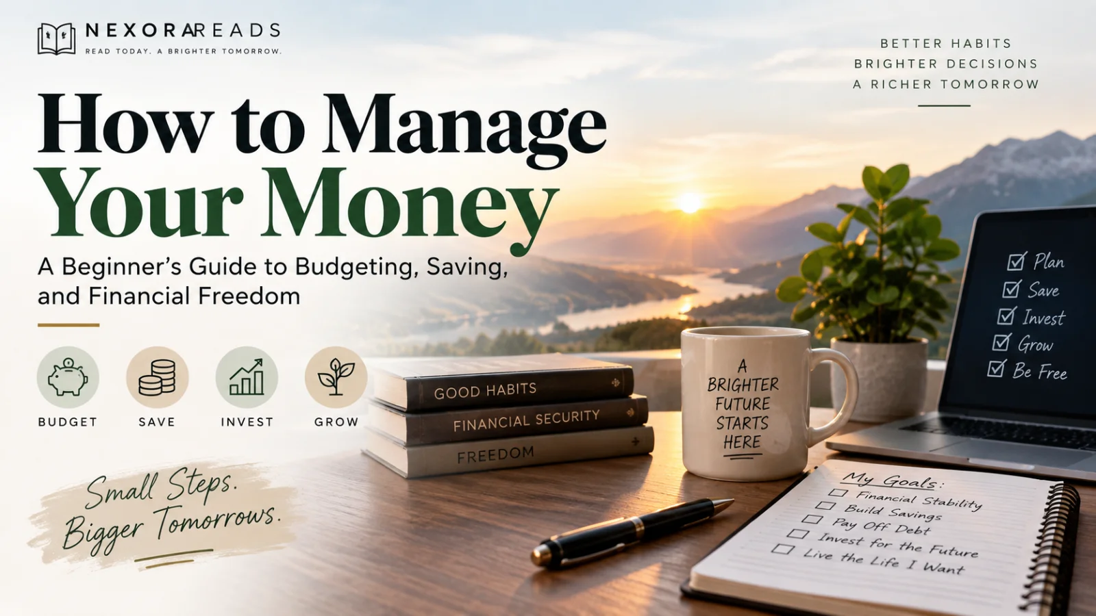 Cover for “How to Manage Your Money: A Beginner’s Guide to Budgeting, Saving, and Financial Freedom”