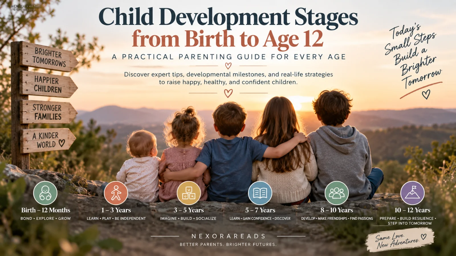 Cover for “Child Development Stages from Birth to Age 12: A Practical Parenting Guide for Every Age”